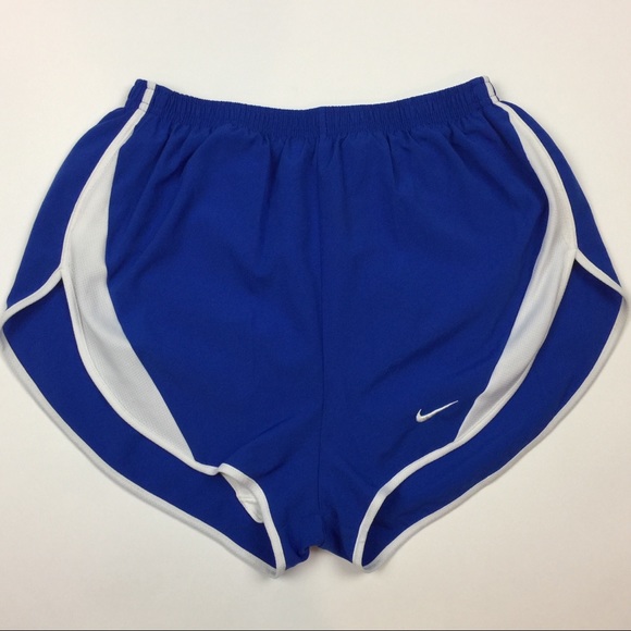 royal blue and white nike shorts